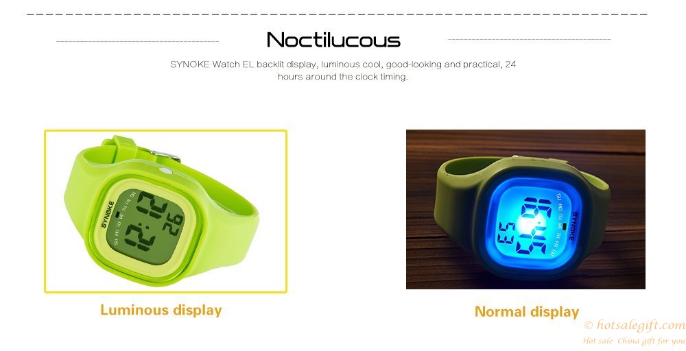 hotsalegift 7 color night light swim waterproof electronic silicone watch fashion 7