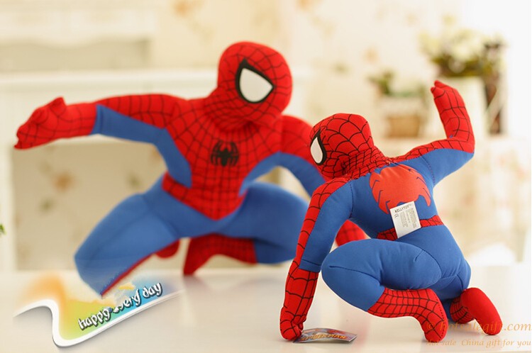 hotsalegift creative spiderman doll plush toy doll birthday gift children 7