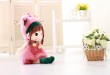 Cute cartoon girl winter Mayfair stuffed animal toy doll birthday gift for children