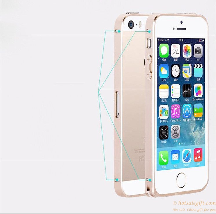 hotsalegift medal protective shell for iphone 5s