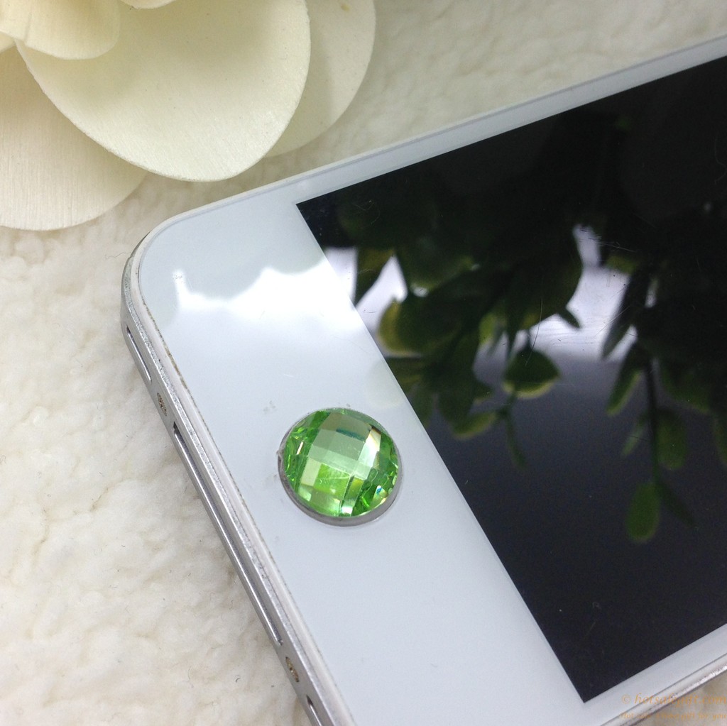 hotsalegift hot sale iphone button stickers affixed diamond buttons 1