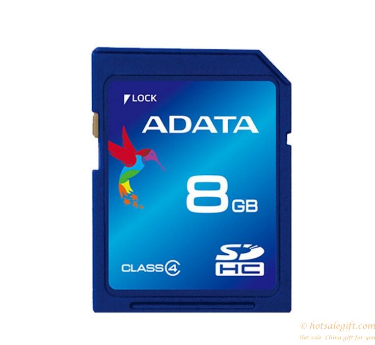hotsalegift adata sd card 8g high speed camera memory card 1