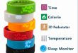 3D pedometer smart watches multi-function LED smart watches