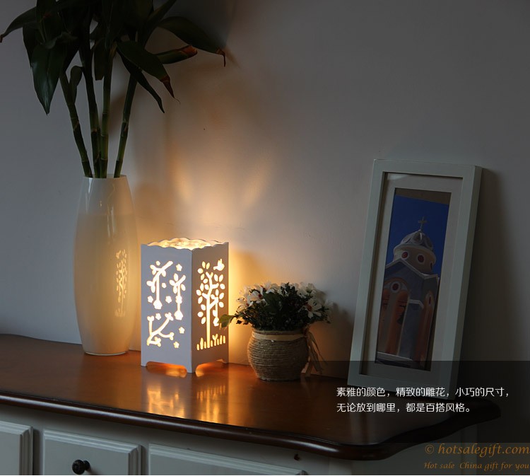 hotsalegift carved aroma lamps bedroom bedside lamp 5