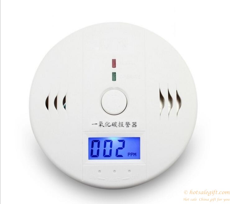 hotsalegift hot sale household carbon monoxide alarm lcd display