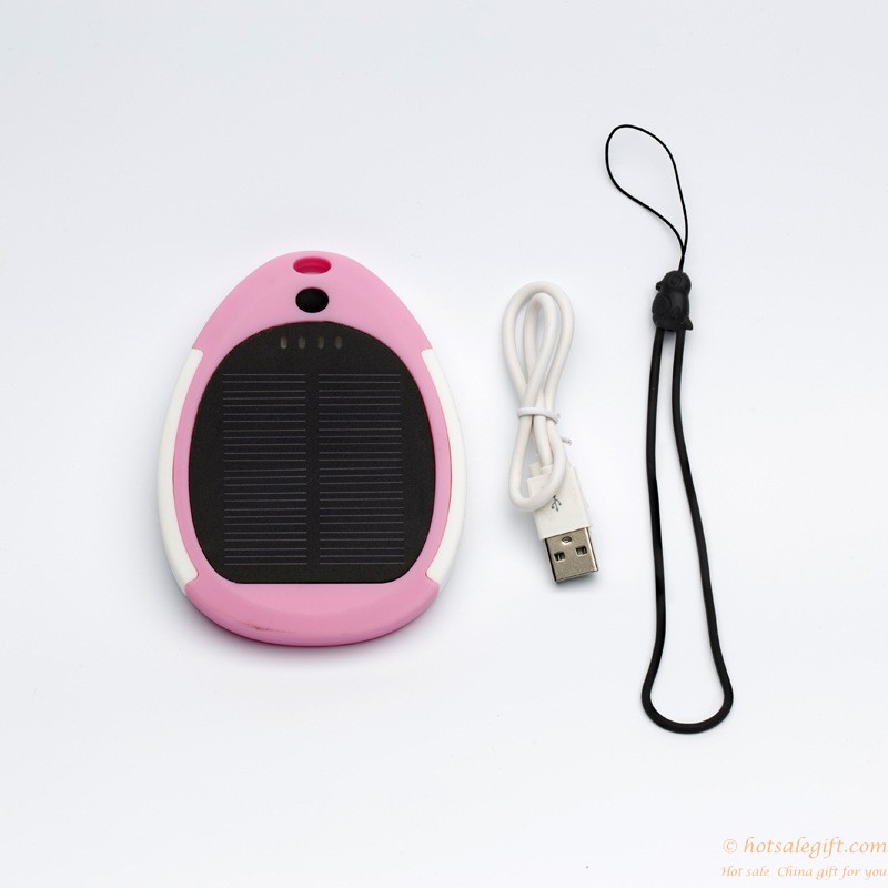 hotsalegift penguin design 3000mah portable solar power charger gift 1