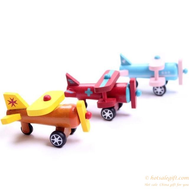 hotsalegift series 12 sets wooden airplane airplane toy 1