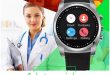 Waterproof Pedometer Bluetooth Android Smart Watch with GPS Tracking Camera