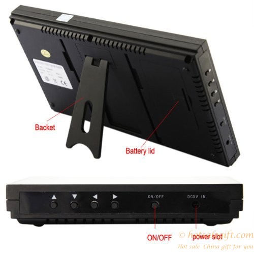 hotsalegift full battery 7 inch wireless video intercom doorbell camera 2