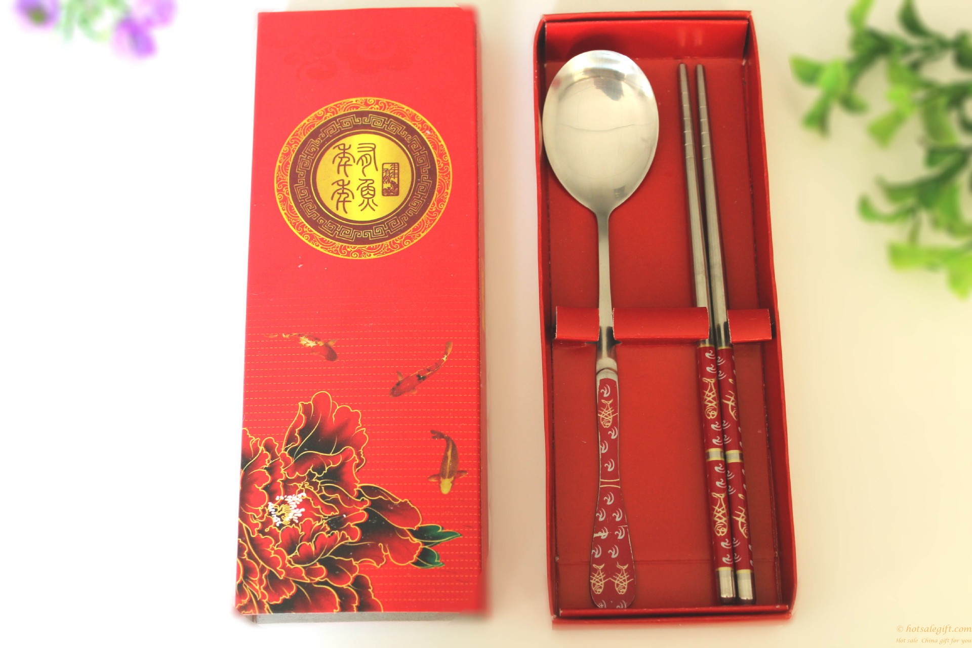 hotsalegift creative chinese style wedding supplies chopsticks spoon gift packaging 2