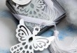 Creative dutý kovový butterfly záložky