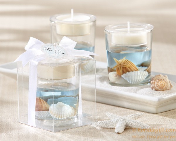 hotsalegift creative ocean jelly candle cup candle holders