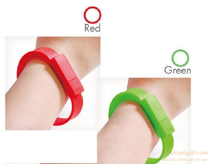 hotsalegift customized advertising bracelet disk 4
