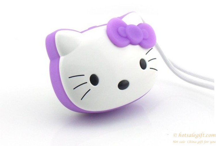 hotsalegift hot sale cute cartoon hello kitty shape mini speaker with fm radio 1