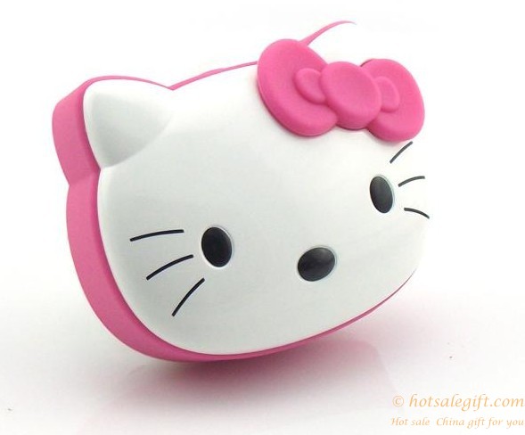 hotsalegift hot sale cute cartoon hello kitty shape mini speaker with fm radio 3