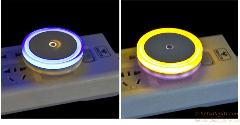 hotsalegift intelligent light control led night light sensor nightlight 8