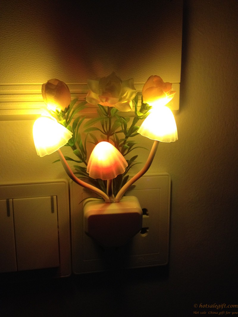 hotsalegift led sensor light control mushroom night light led night light