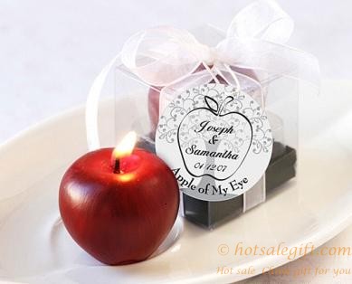 hotsalegift lovely fruit candles red apple candle 1