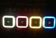 Čtvercového tvaru barevné LED senzor noční světlo