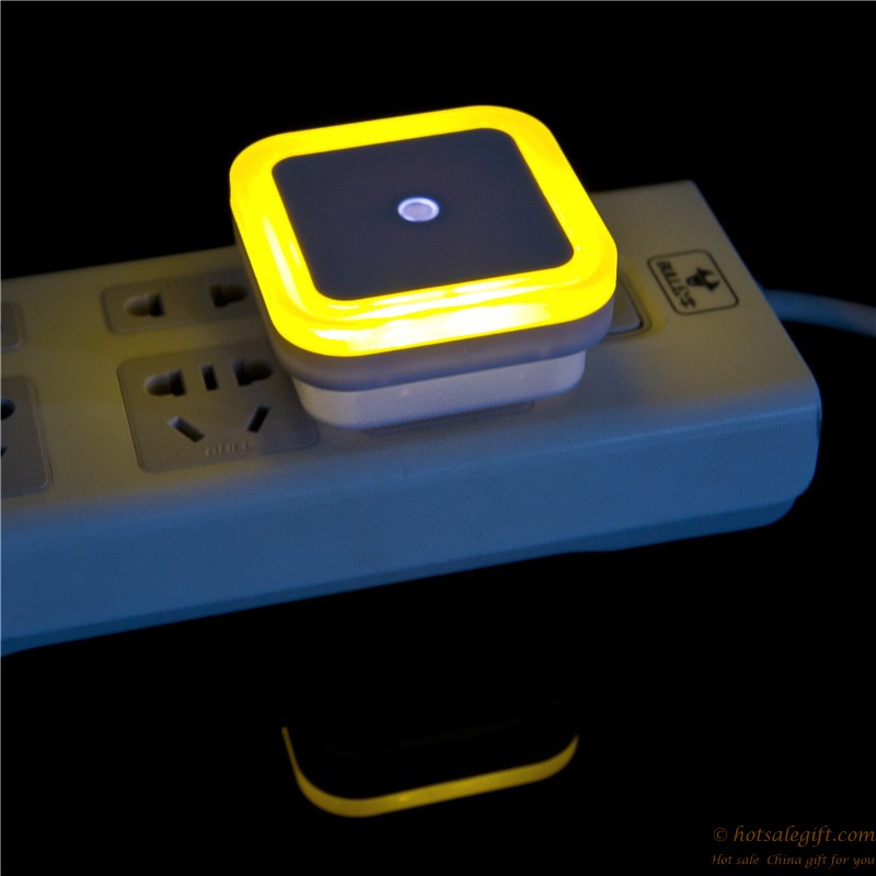 hotsalegift square shape colorful led sensor night light 4