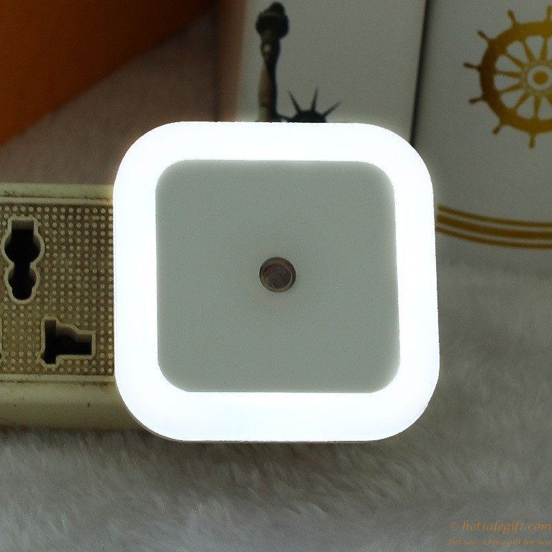 hotsalegift square shape colorful led sensor night light 8
