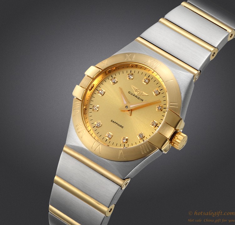 hotsalegift swiss luxury gold plated mechanical watch for business ladies 10