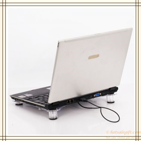 hotsalegift cheap ultrathin laptop cooler pad led light 1