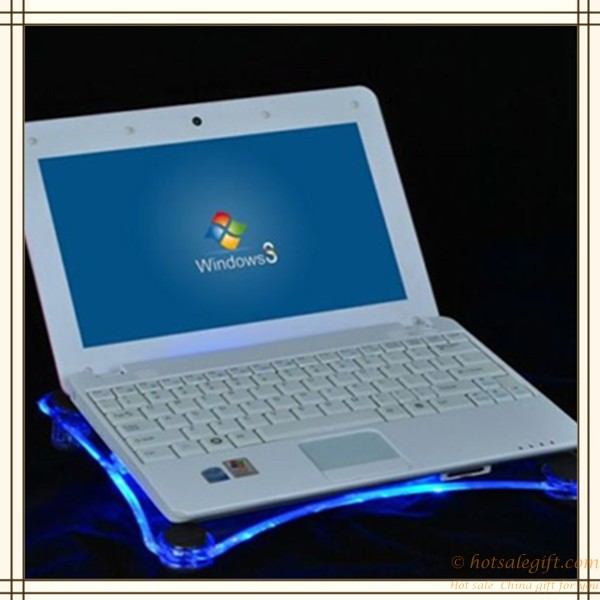 hotsalegift cheap ultrathin laptop cooler pad led light 7