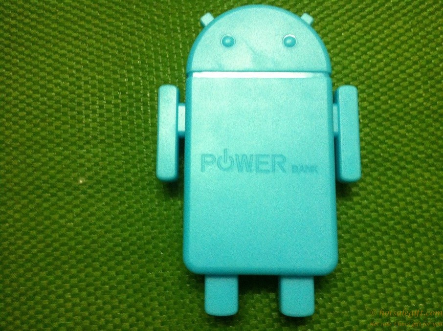 hotsalegift cute 5600 mah android robot cartoon mobile power bank charger 3