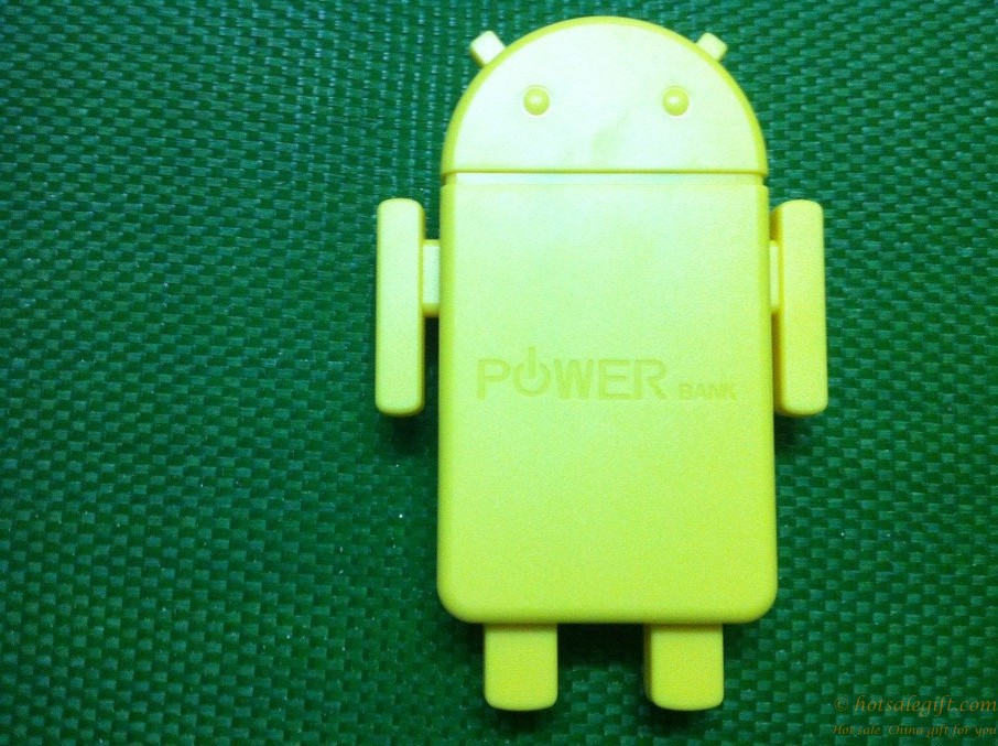 hotsalegift cute 5600 mah android robot cartoon mobile power bank charger 4