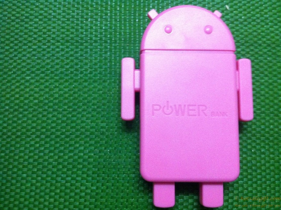 hotsalegift cute 5600 mah android robot cartoon mobile power bank charger 5