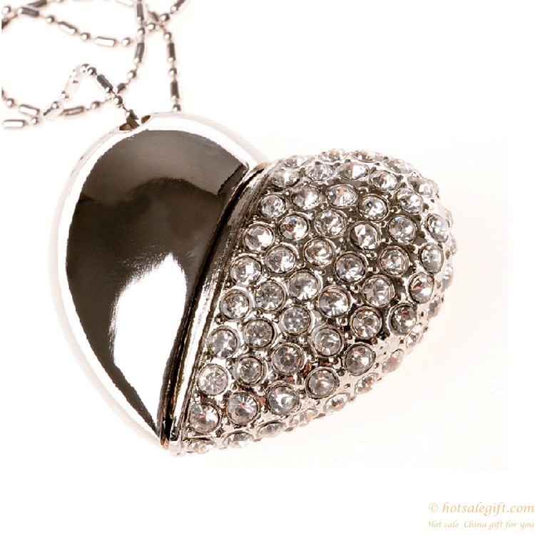 hotsalegift fashion exquisite heartshaped diamond crystal disk