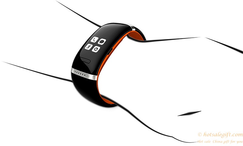 hotsalegift oled capacitive touchscreen display bluetooth bracelet pedometer 1