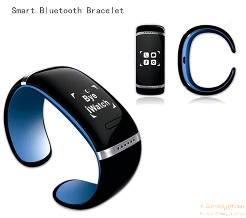 hotsalegift oled capacitive touchscreen display bluetooth bracelet pedometer 3