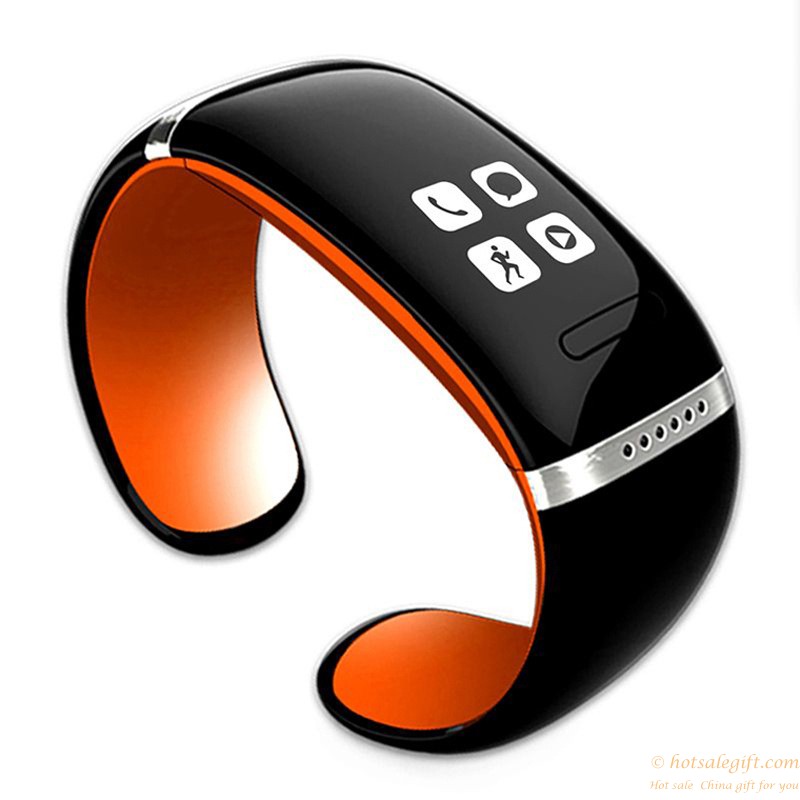 hotsalegift oled capacitive touchscreen display bluetooth bracelet pedometer 4