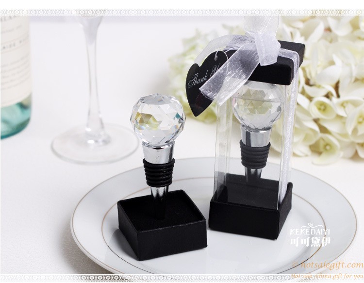 hotsalegift seller crystal ball wine opener wedding 1