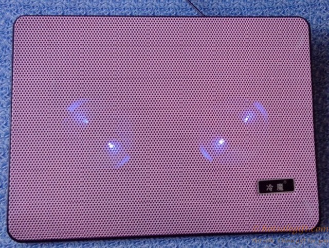 hotsalegift strong wind multicolored ultraquiet dual fan notebook cooler 6