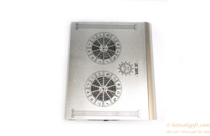 hotsalegift zodiac design aerospace aluminum alloy notebook cooler 2