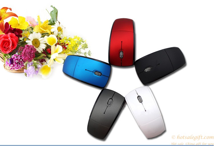 hotsalegift 24g wireless foldable optical mouse 2