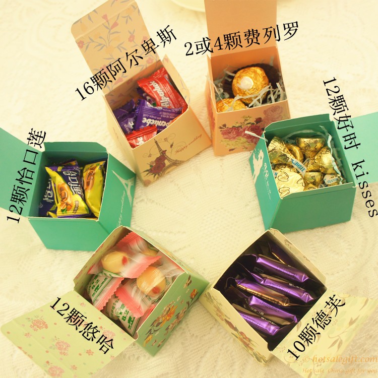 hotsalegift creative personalized wedding candy box 1