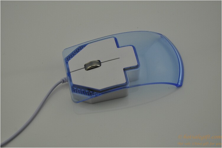 hotsalegift creative transparent wired mouse 3