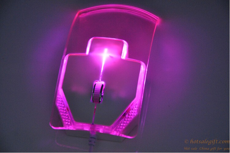 hotsalegift creative transparent wired mouse 6