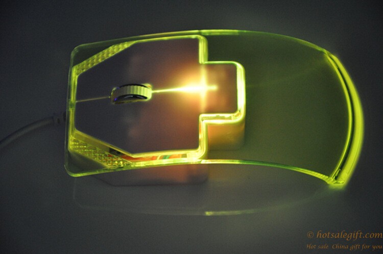 hotsalegift creative transparent wired mouse 7