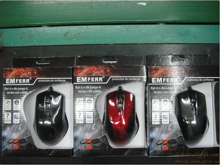 hotsalegift hot sale optical mouse oem wired 7 buttons 2