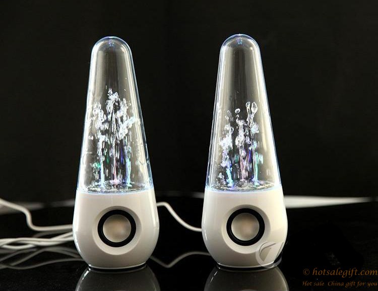 hotsalegift abs plastic quality water dancing speaker 6