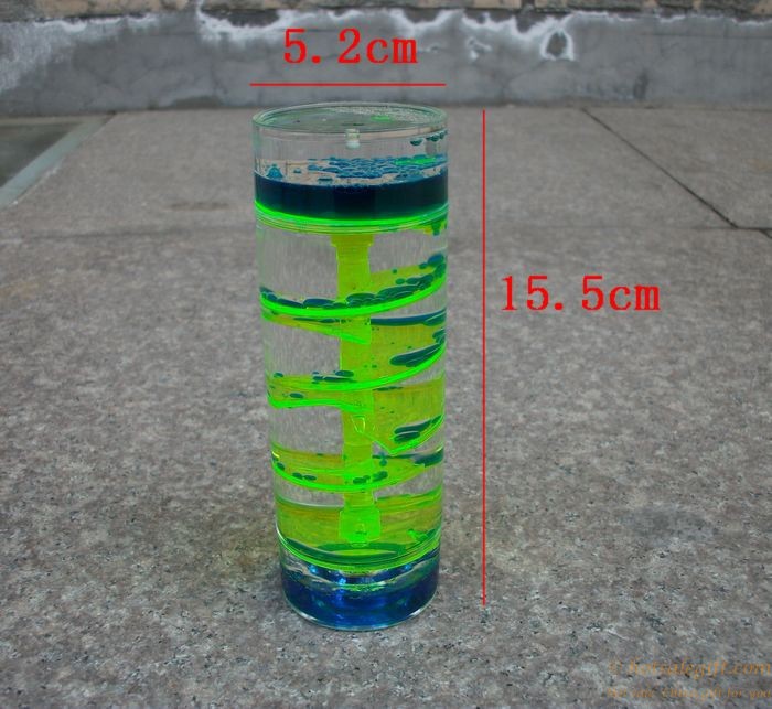 hotsalegift acrylic rotating hourglass acrylic liquid timer 1