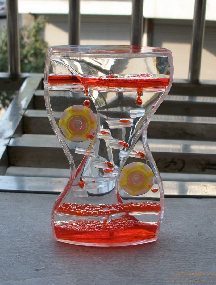hotsalegift creative acrylic colorful oil hourglass 4