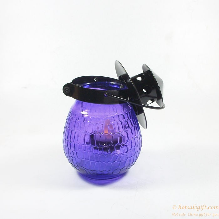 hotsalegift creative personality retro romantic stained glass candlestick lantern 4