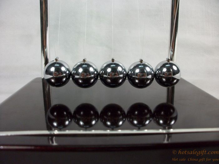 hotsalegift high quality plastic base newton cradle balance balls 6