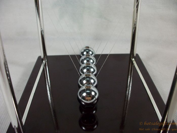 hotsalegift high quality plastic base newton cradle balance balls 7